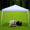 10''x10''(3 x 3m)  Practical Waterproof Right-Angle Folding Tent White XH