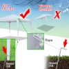 10''x10''(3 x 3m)  Practical Waterproof Right-Angle Folding Tent White XH