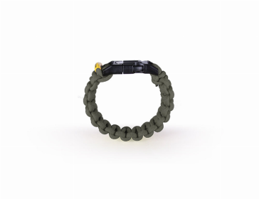 Kodiak Survival Paracord Bracelet (Color: OD Green, size: medium)