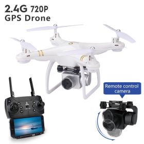 Aerial Photography Dual Intelligent Positioning And Return To Home Four Axis (Option: 1080P-White)