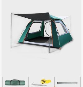 Foldable Automatic Thickening Sunscreen Wild Picnic Home Full Set Camping Tent (Option: Vinyl style-4 Style)