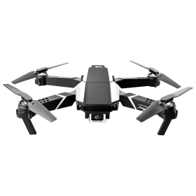 S62 Drone No Camera WiFi Collapsible RC Quadcopter Helicopter Toy-Black-1 Battery (Camera Pixel: Dual Camera 4K)