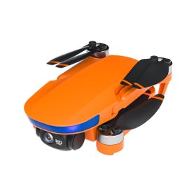 Mini Foldable GPS Quadcopter Drone With HD Camera Fixed Point Around Gesture Recognition With Auto Return Feature (Color: Orange)